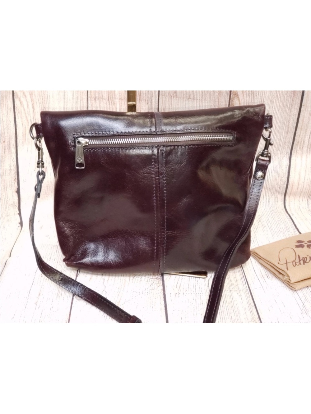 Patricia Nash Distressed Barsby Kisslock Crossbody